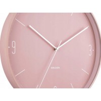 Nástenné hodiny Karlsson Numbers & Lines KA5735PI, 40 cm